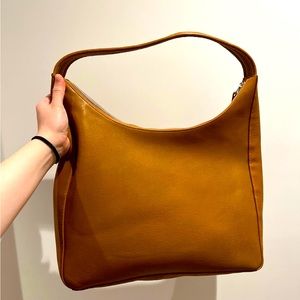 BAGGU leather shoulder bag